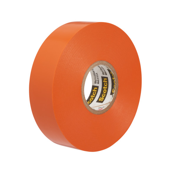Scotch vinyl  electro isolatieband 35 19mm/20mtr, 0,18mm dik, oranje